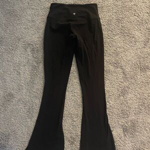 Lululemon v waist align flare black leggings size 10
